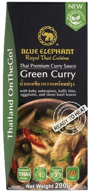 블루엘리펀트 그린 커리 소스, 200g, 1개