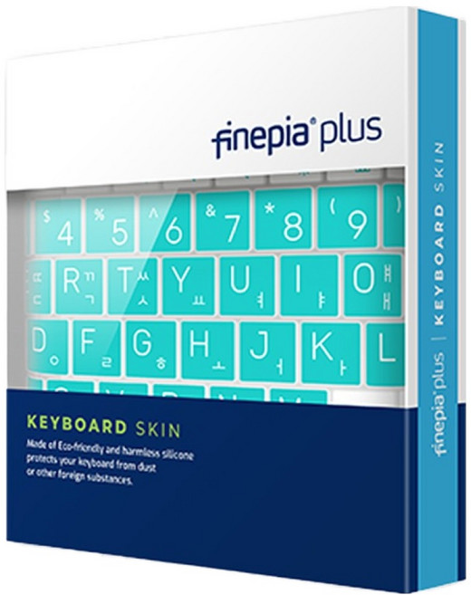 파인피아 애플 맥북 프로 14 M1 / M1 Pro / M1 Max / M2 / M2 Pro / M2 Max / M3 / M3 Pro용 마카롱 문자인쇄키스킨, 민트, 1개