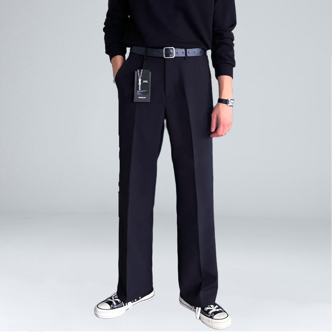 이브클로젯 이황에프엔씨 남성용 빅사이즈 히든 버클 와이드 슬랙스 5174 1