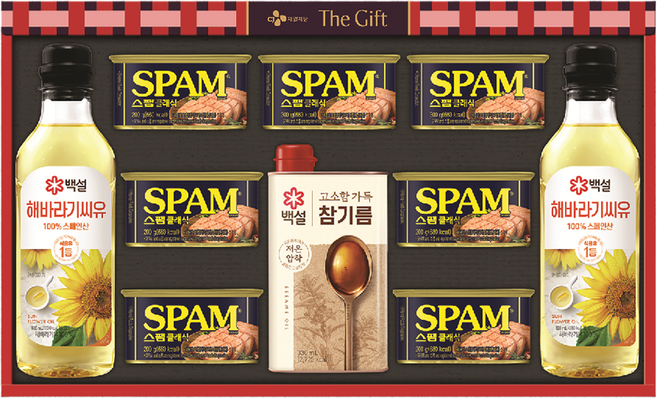 SPAM 特別選擇組 Y號 + 購物袋, 1套, 1400g