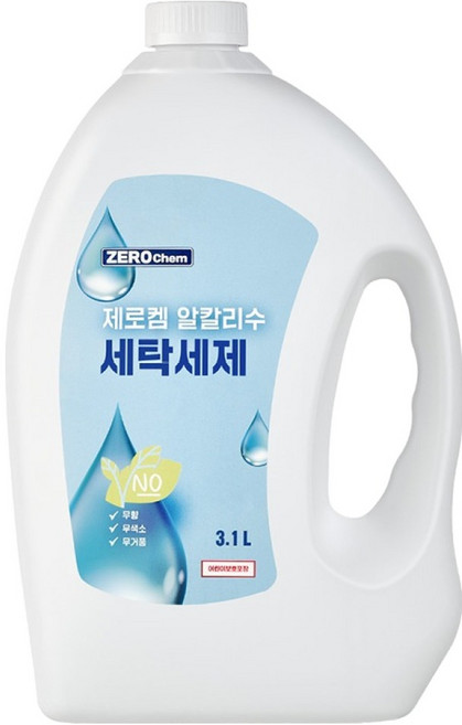 제로켐 알칼리수 세탁세제, 3.1L, 1개