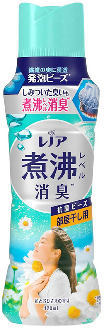 Lenor 蘭諾 煮沸消臭 衣物芳香豆系列 淺綠 暖陽花香, 1個, 420ml