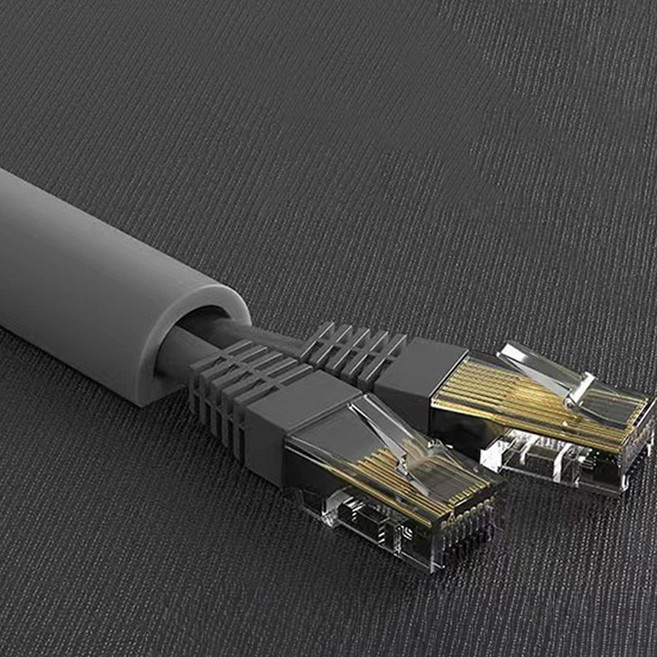 라노홈 부드러운 반원형 전선정리 몰딩 배선커버, 1개, 그레이