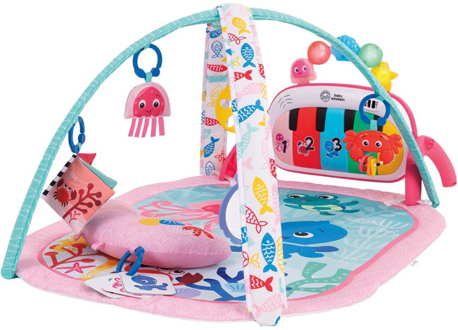 베이비아인슈타인 젤리피쉬 피아노 아기체육관, 혼합색상, 1개