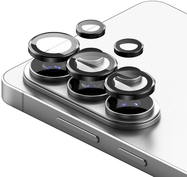 링케 카메라 렌즈 프레임 강화유리 2p, 1세트