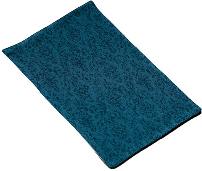 코다치프 면 린넨 흡수 천 젠 다도 액세서리 타올 29 x 19 cm, 남색, 1개