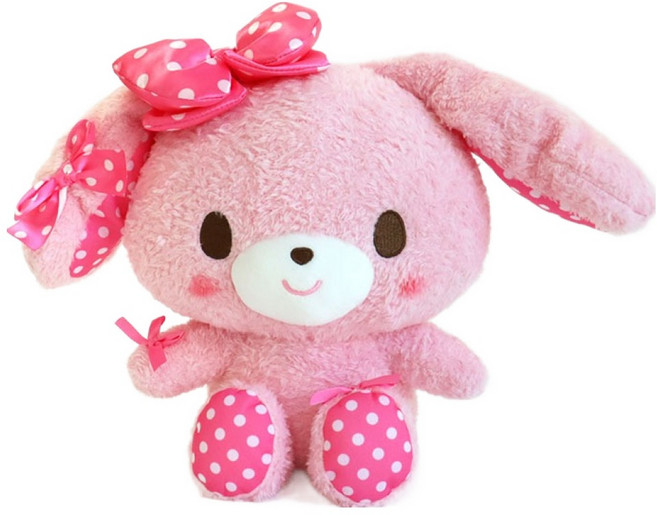 many A little BONBON RIBBON 絨毛娃娃, 混合色, 1個, 30cm