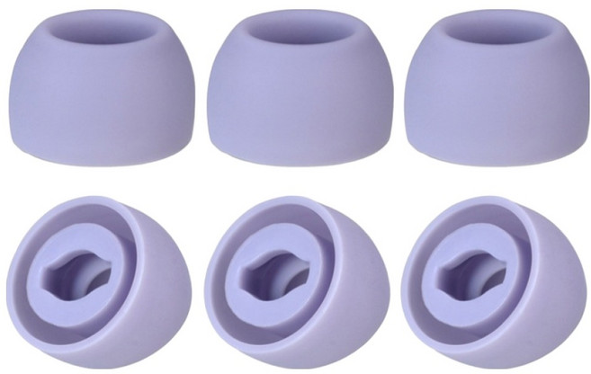 마이반 갤럭시버즈 프로 호환 이어팁 실리콘 스윗팁 3종 x 2p 세트, 바이올렛, 1세트