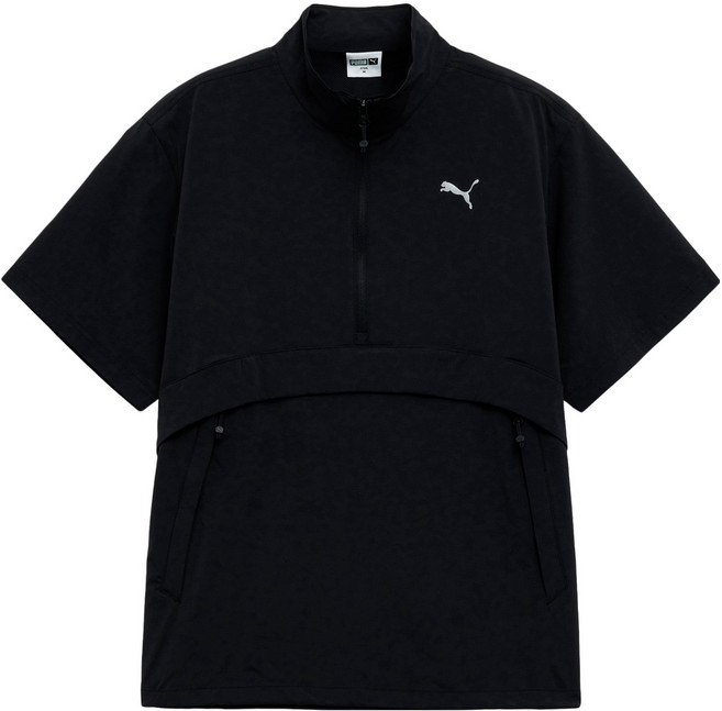 푸마 남성용 SMU AW 우븐 하프집 아노락 반팔 94104001