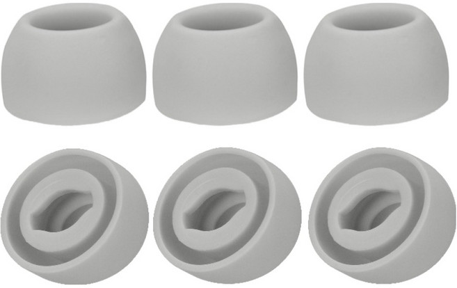 마이반 갤럭시버즈 프로 호환 이어팁 실리콘 스윗팁 3종 x 2p 세트, 그레이, 1세트