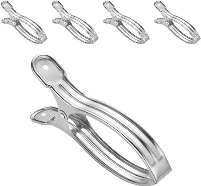 해피굿즈 다용도 고급 빨래집게, 스테인리스16cm, 5개