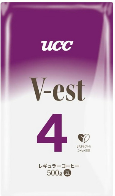 ucc 暢銷No.4 咖啡豆, 500g, 1個, 原豆(未研磨)