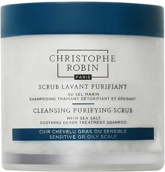 CHRISTOPHE ROBIN 海鹽舒緩頭皮潔淨霜 升級款, 1件, 250ml