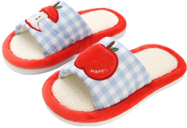 래빗풋 애플 홈 거실 슬리퍼