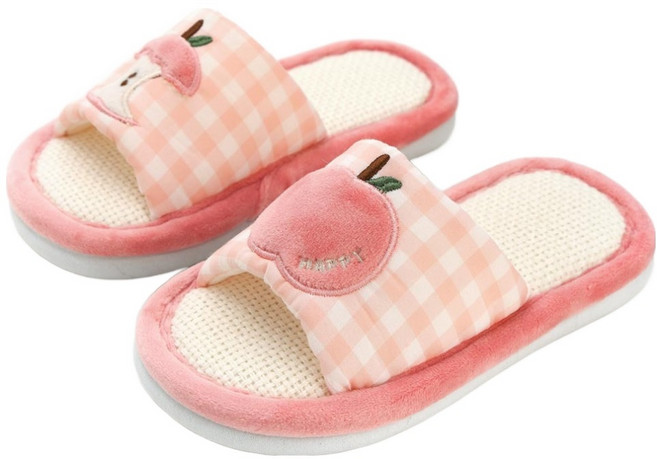 래빗풋 애플 홈 거실 슬리퍼