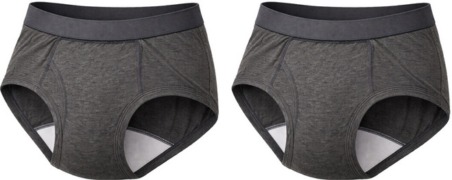 GIAT 吉亞特 男士用安心防漏尿保潔內褲失禁褲 台灣製 831688 2件