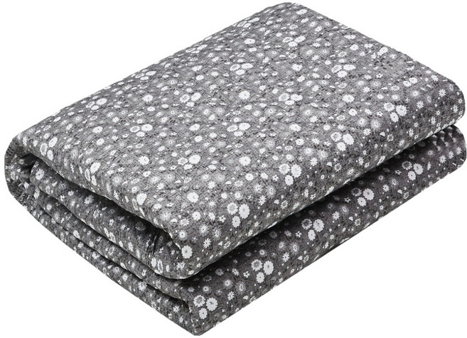 한일의료기 프리미엄 카본열선 워셔블 탄소 전기요, 안개꽃 그레이, 소(67.5 x 180 cm)