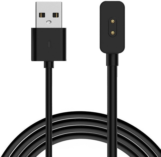 구스페리 A타입 갤럭시 핏3 스마트 밴드 고속 충전케이블, 블랙, 1개, 1m
