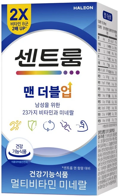 센트룸 맨 더블업 82.8g, 60정, 1개 - 쿠팡
