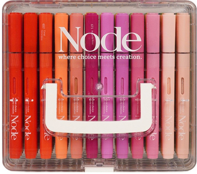 노드 아티스트 아크릴 브러쉬 마카, 72색, 1개