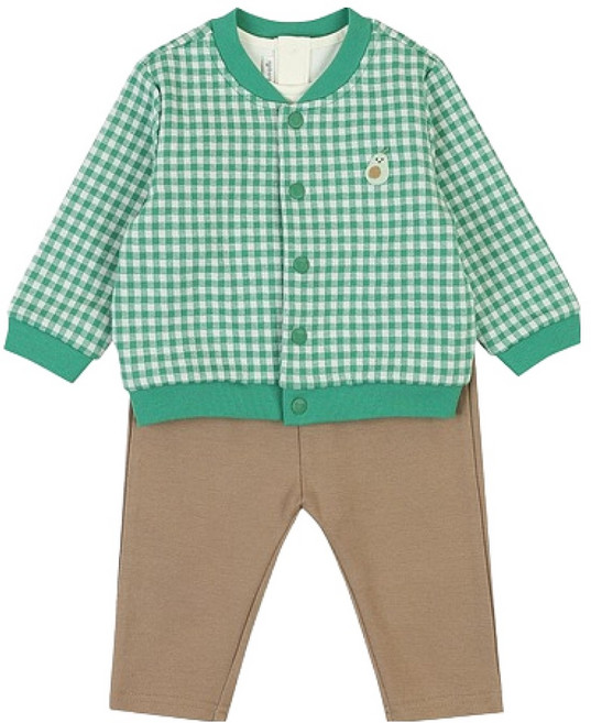 agabang 新生兒用 Londay 夾克 + T恤 + 褲子 + 包裝組 + 購物袋