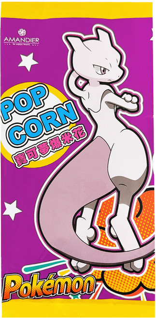 AMANDIER 雅蒙蒂 寶可夢爆米花 超夢款 阿華田風味, 50g, 1個