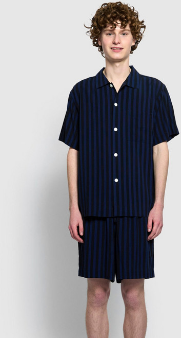 JAJU 남성용 리오셀 4부 파자마 상의 하의