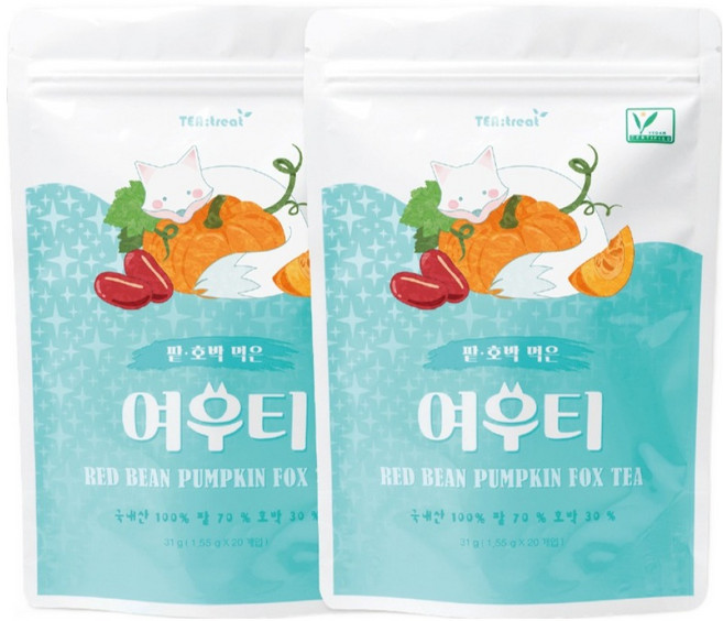 티트리트 여우티, 1.55g, 20개입, 2개