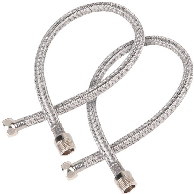 와이넷 싱크대 세면대 고압 연장호스, 2개