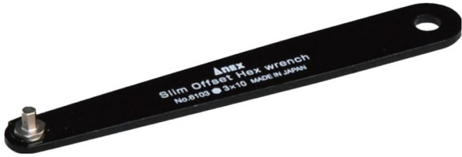 ANEX슬림 옵셋육각 렌치3 x 10 mm 6103, 1개