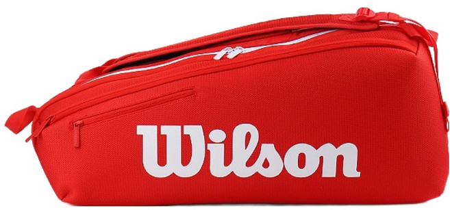 Wilson Super Tour 6PK 運動包 WR8036801001, RED, 1個