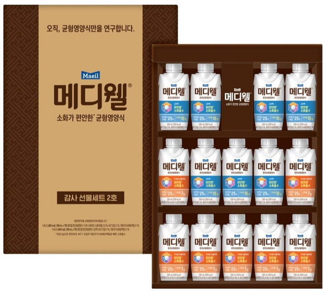 메디웰 감사 선물 200ml x 14p 세트 2호, 1세트