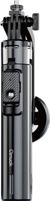 amuok 艾默克 多合一2.0直播自拍桿 附補光燈 + 引磁片, 黑色, 1個, AK-LH01