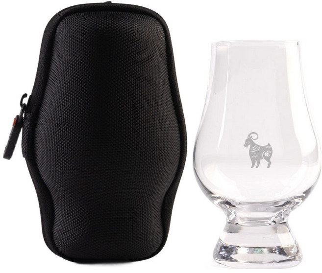 글렌캐런 12간지 컬렉션 글래스 8 양의 해 + 더쉘 하드케이스 글래스백 세트, 1세트