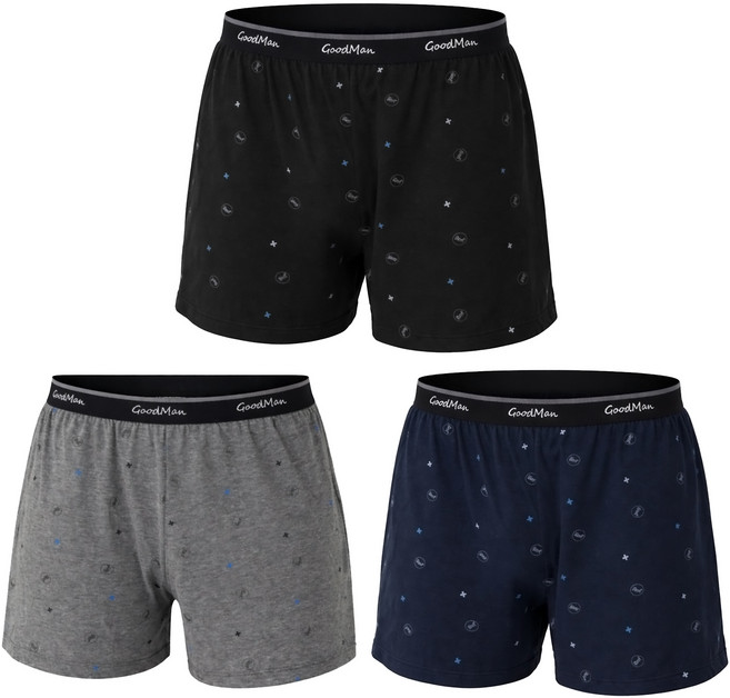 GIAT 吉亞特 台灣製 吸排棉舒適透氣平口褲3件組 838190