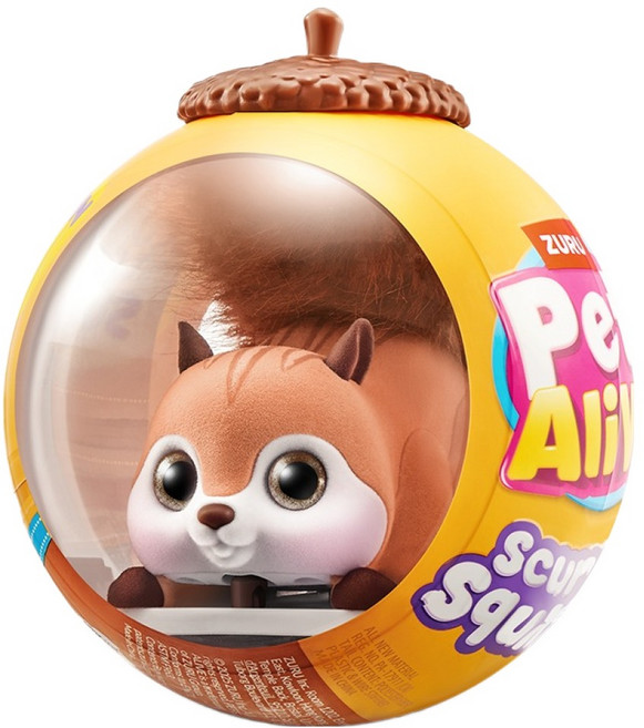 Pets Alive 手忙腳亂的松鼠電動玩偶, 1個, 隨機出貨