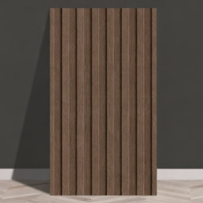 짱아하우스 3D 템바보드 스티커 거실 침실 TV 배경 벽지, 브라운