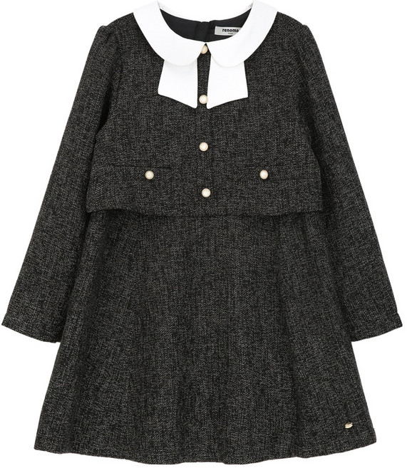 레노마키즈 아동용 일체형 트위드 원피스 R2611O610