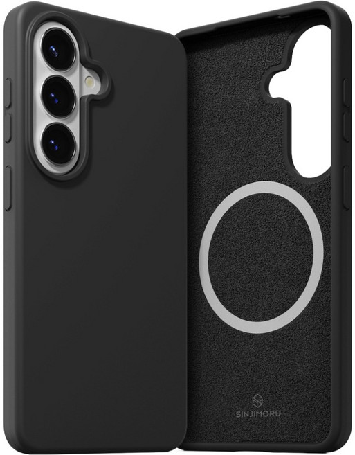 신지모루 맥세이프 소프트그립 실리콘 컬러 휴대폰 케이스