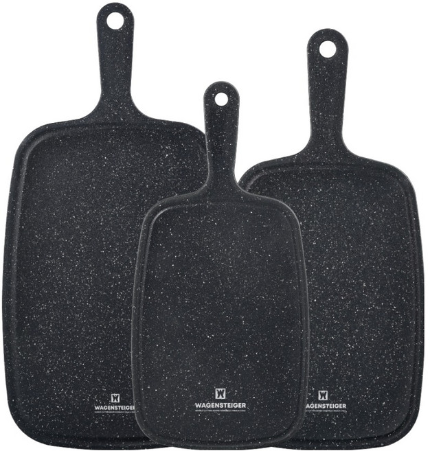 바겐슈타이거 마블커팅보드 핸디형 도마 3종 세트, 1세트, 도마 소 + 중 + 대