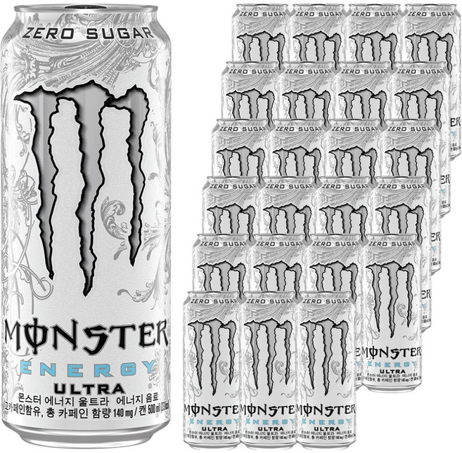 몬스터에너지 울트라, 500ml, 24개
