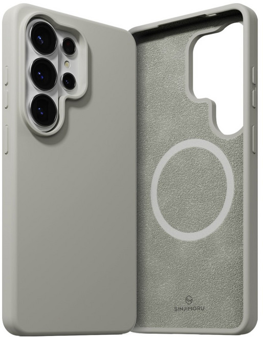 신지모루 맥세이프 소프트그립 실리콘 컬러 휴대폰 케이스