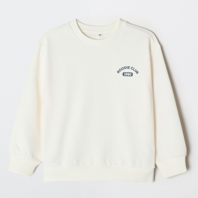 스파오키즈 쿠디 그래픽 스웨트셔츠 SPMWG23KU2