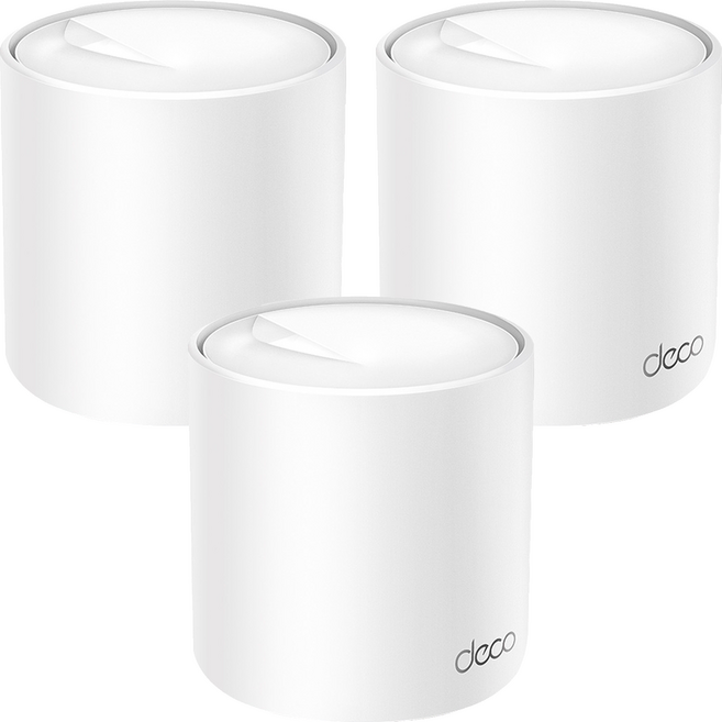 tp-link 真Mesh 雙頻網狀路由器3件組 WiFi 6 AX3000, 1套, Deco X50