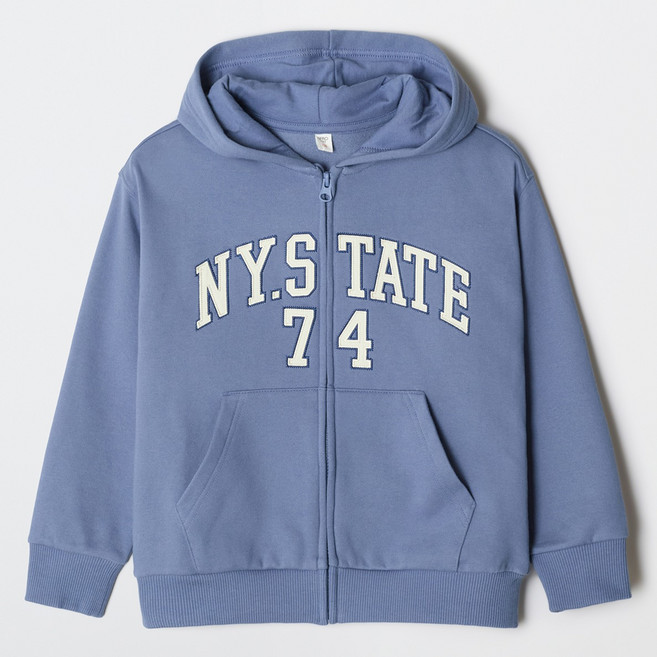 스파오키즈 NY STATE 기모 후드 집업 SPMZG11KU1