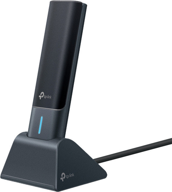 tp-link Wi-Fi 6E AXE5400 MU-MIMO 三頻 USB3.0 高增益無線網卡, 1個, Archer TXE70UH