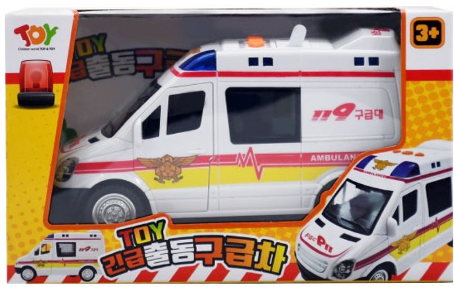 토이앤토이 TOY긴급출동 구급차, 혼합색상, 1개
