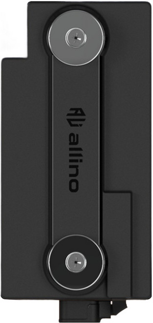 알리노 오토바이 자석 충전 패드 휴대폰 거치대, 블랙, AION003