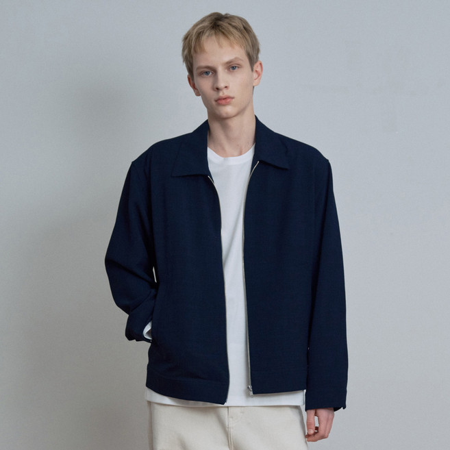 MIND BRIDGE 男士紋理變化布勞森外套 M1JP2103