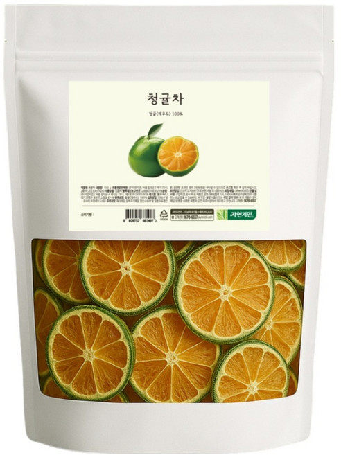 자연지인 제주도 건조 청귤칩, 1개, 150g, 1개입